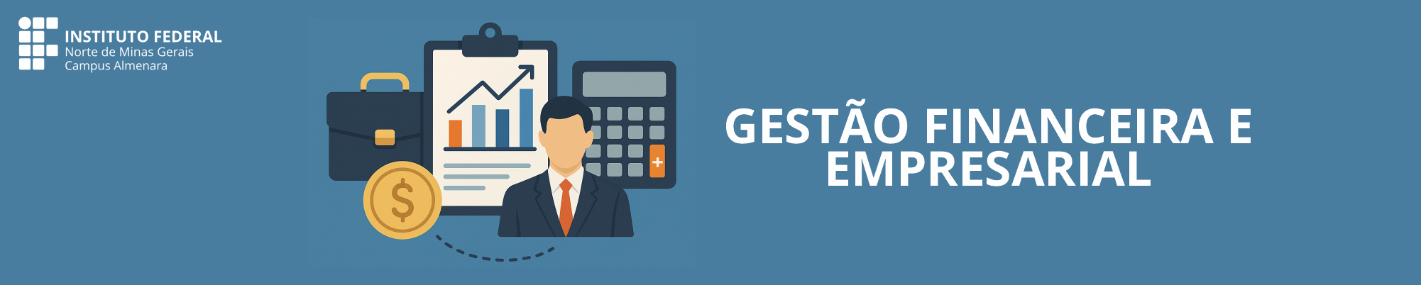 Banner do evento Gestão Financeira e Empresarial